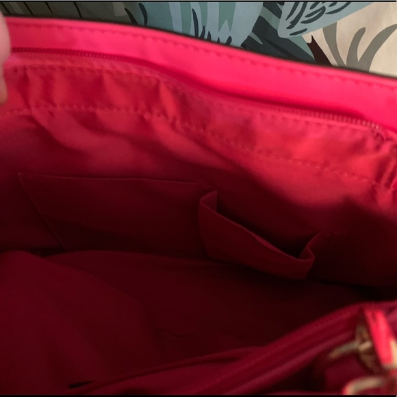 Pink faux leather bag - Picture 4 of 5